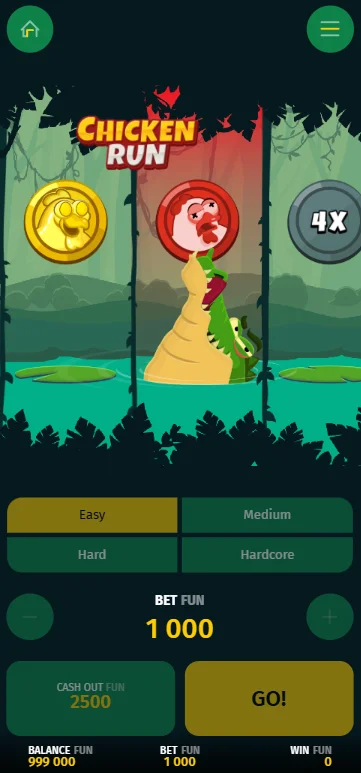 Chicken Run Spiel App
